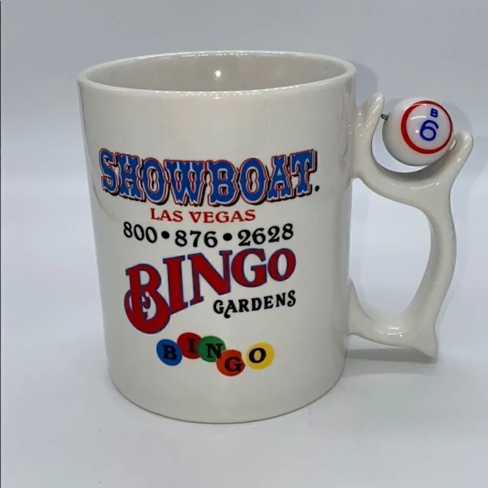 Vintage Showboat Casino Bingo Mug